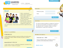 Tablet Screenshot of elearning.hkjihlava.cz